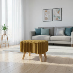 Wooden stool Single Seater Luxury Style