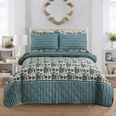 6 Pcs Quilted Comforter Set Design RG-C-48