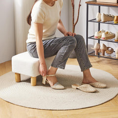 Wooden stool Single Seater Luxury Style