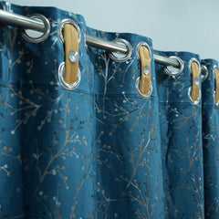 2 PCS PREMIUM QUALITY TEXTURE VELVET CURTAINS - Zink
