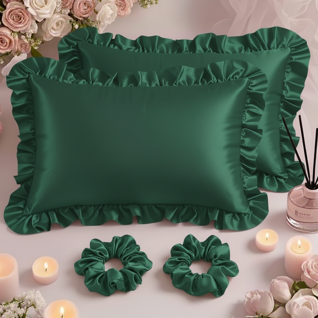 (Pack of 2) Sham Silk Pillow