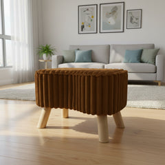 Wooden stool Single Seater Luxury Style