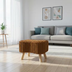 Wooden stool Single Seater Luxury Style