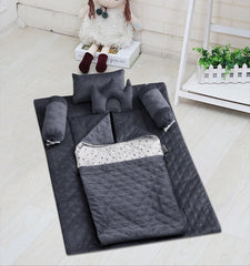 Seven Pieces Velvet Baby Set For Newborn BS-03