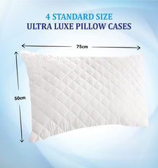 Luxury Quilted Pillow Covers