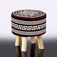 Wooden stool Versace Designed