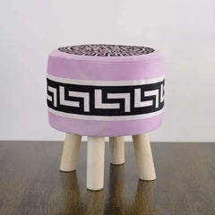 Wooden stool Versace Designed
