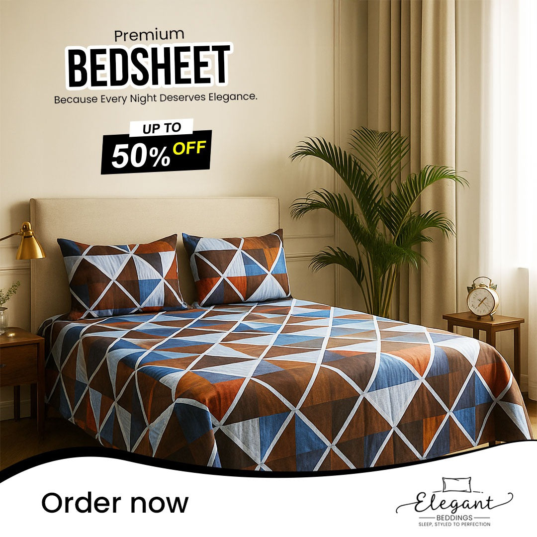 Pure Cotton Bed Sheet Bundle Offer