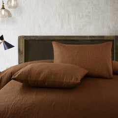 Spiral Vibes 3 Pcs Ultrasonic Bedspread - Camel