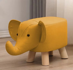Wooden Stool Elephant Shaped Designed